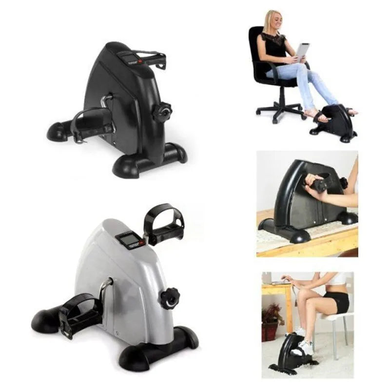 Home Trainer Mini Hand Foot Fitness Elderly Rehabilitation Training Spinning Bicycle Indoor Cycling Body Building Weight Loss